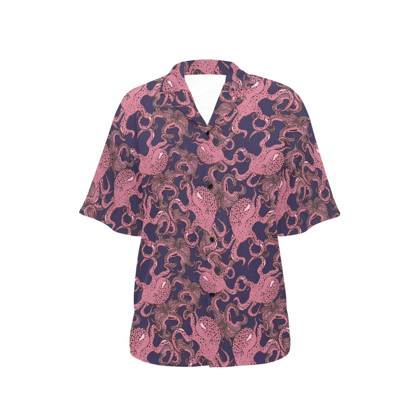 Octopus Pattern Print Design A03 Women's Hawaiian Shirt