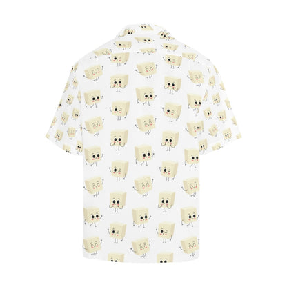 Tofu Print Design LKS301 Men's Hawaiian Shirt