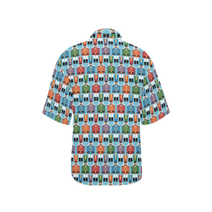 Nutcracker Pattern Print Design A02 Women's Hawaiian Shirt