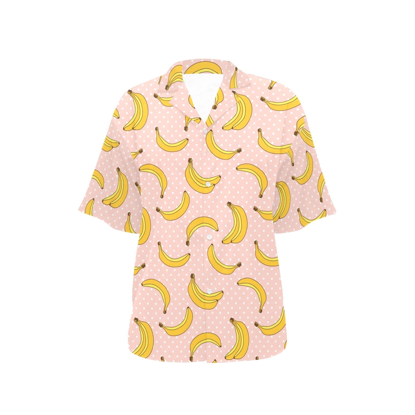 Banana Pattern Print Design BA06 Women's Hawaiian Shirt