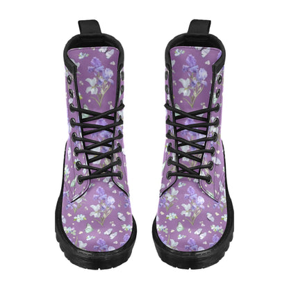Iris Pattern Print Design IR09 Women's Boots
