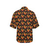 Rooster Print Themed Women's Hawaiian Shirt