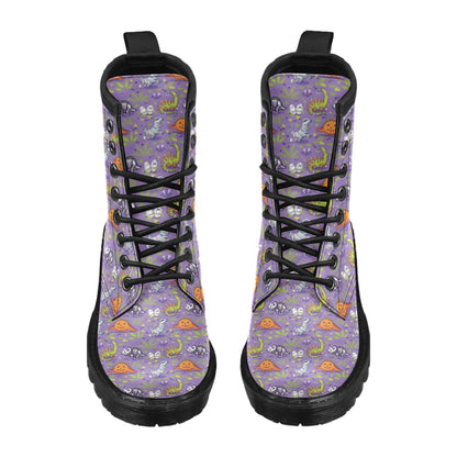 Zombie Dinosaur Print Design LKS302 Women's Boots