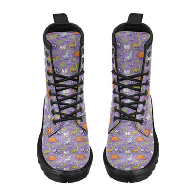 Zombie Dinosaur Print Design LKS302 Women's Boots