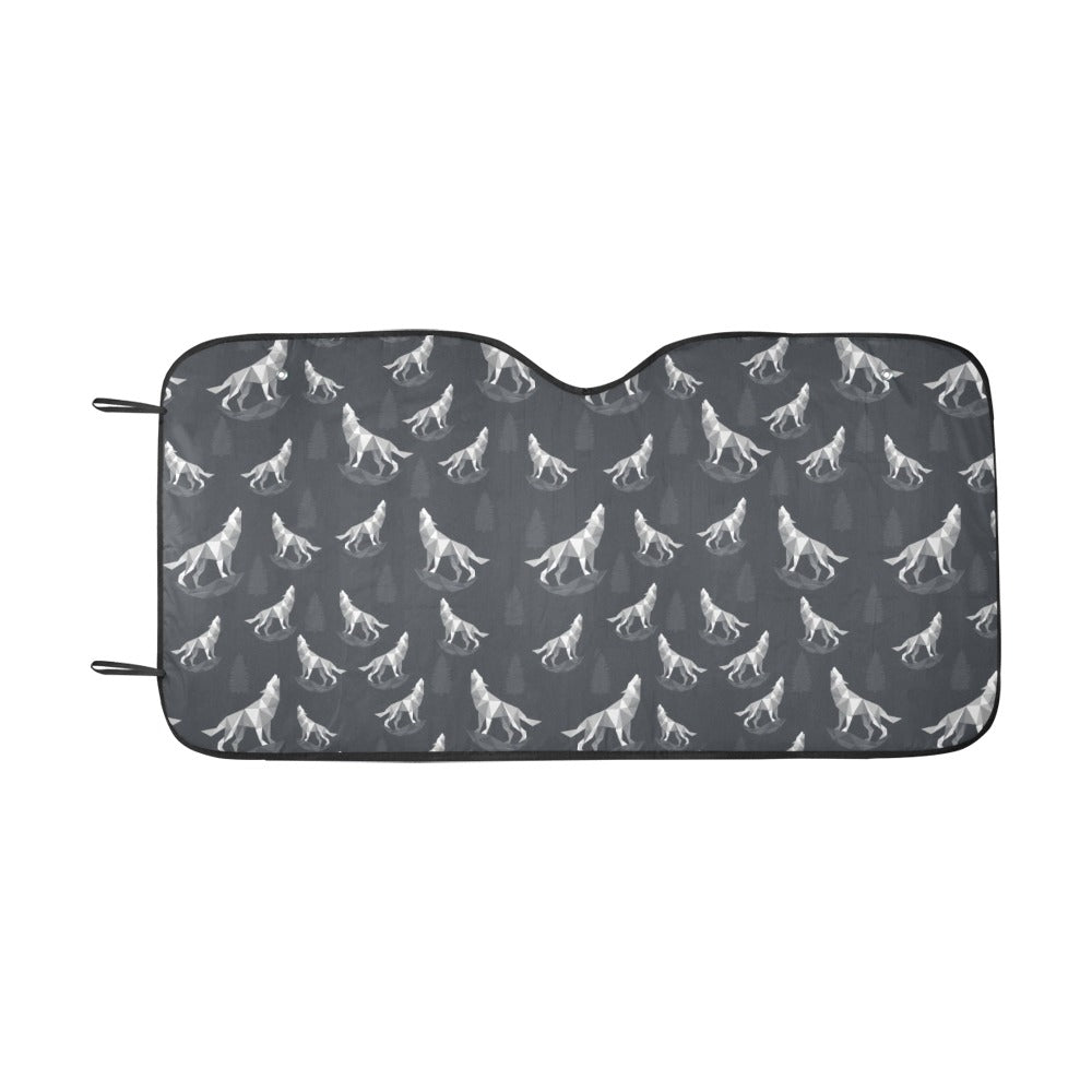 Wolf Print Design LKS303 Car front Windshield Sun Shade