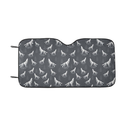 Wolf Print Design LKS303 Car front Windshield Sun Shade