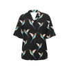 Hummingbird Pattern Print Design 06 Women's Hawaiian Shirt