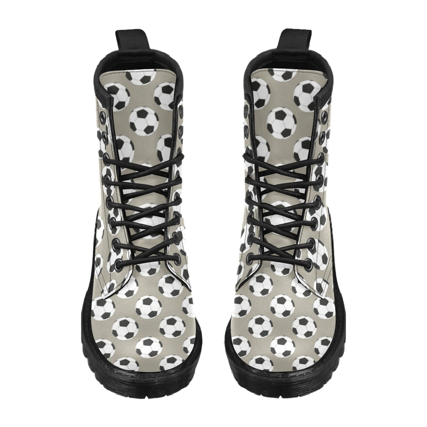 Soccer Ball Print Design LKS302 Women's Boots