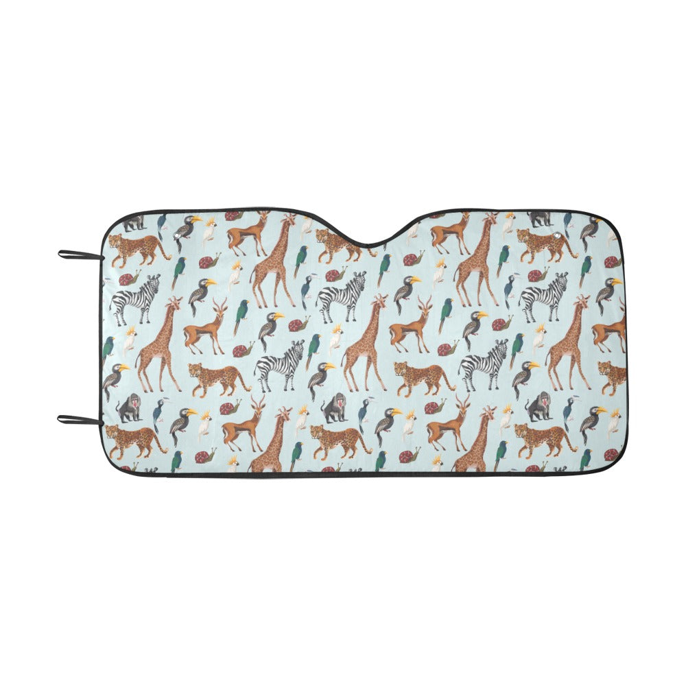 Safari Animal Print Design LKS306 Car front Windshield Sun Shade