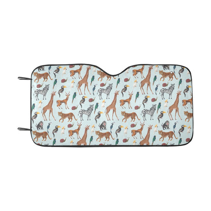 Safari Animal Print Design LKS306 Car front Windshield Sun Shade