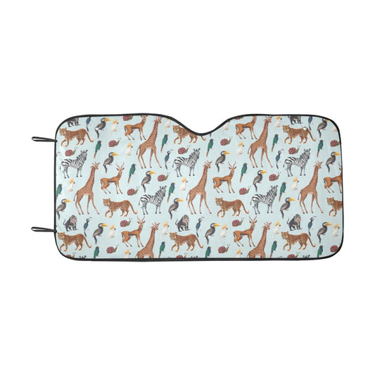 Safari Animal Print Design LKS306 Car front Windshield Sun Shade