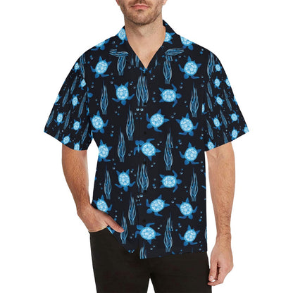Sea Turtle Print Design LKS3013 Men's Hawaiian Shirt