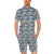 Dachshund Pattern Print Design 012 Men's Romper