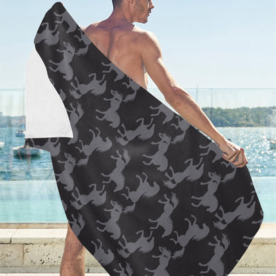 Horse Print Design LKS305 Beach Towel 32" x 71"