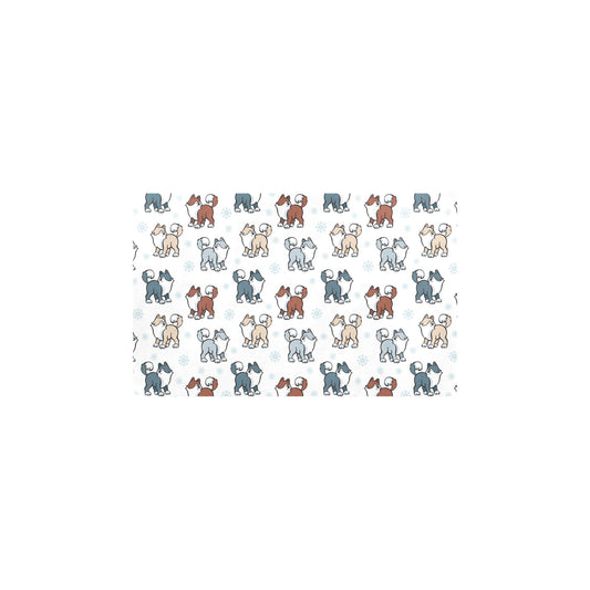 Alaskan Malamute Pattern Print Design 02 Kitchen Mat