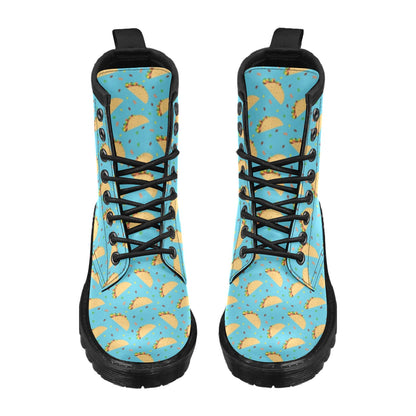 Taco Print Design LKS303 Women's Boots