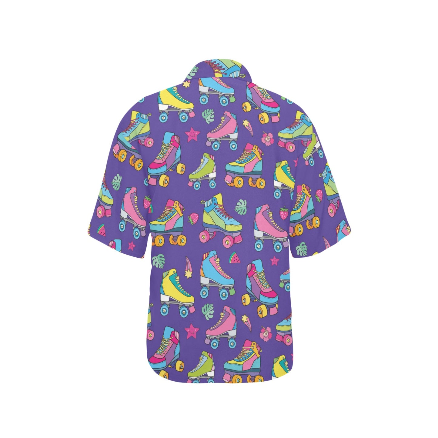 Roller skate Colorful Pattern Print Design A05 Women's Hawaiian Shirt