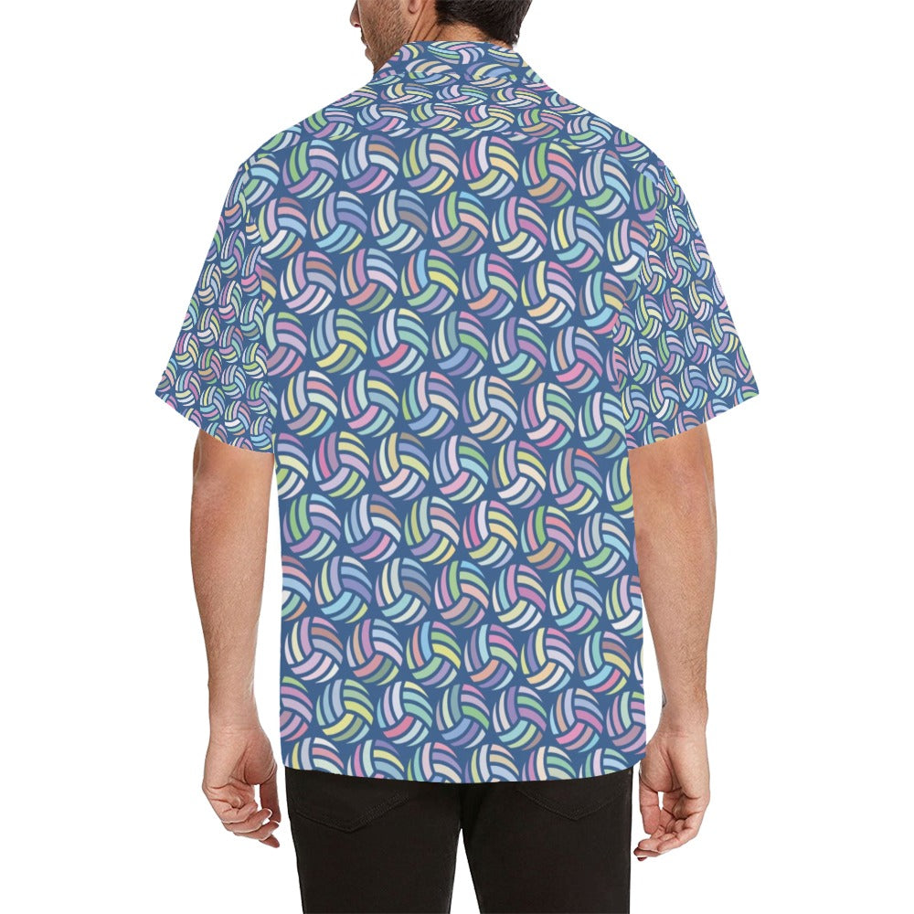 Volleyball Print Design LKS301 Men's Hawaiian Shirt