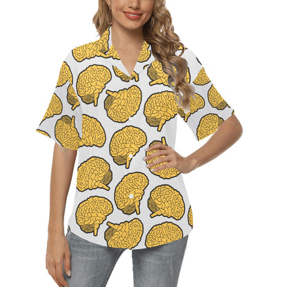 Psychology Pattern Print Design A01 Women's Hawaiian Shirt