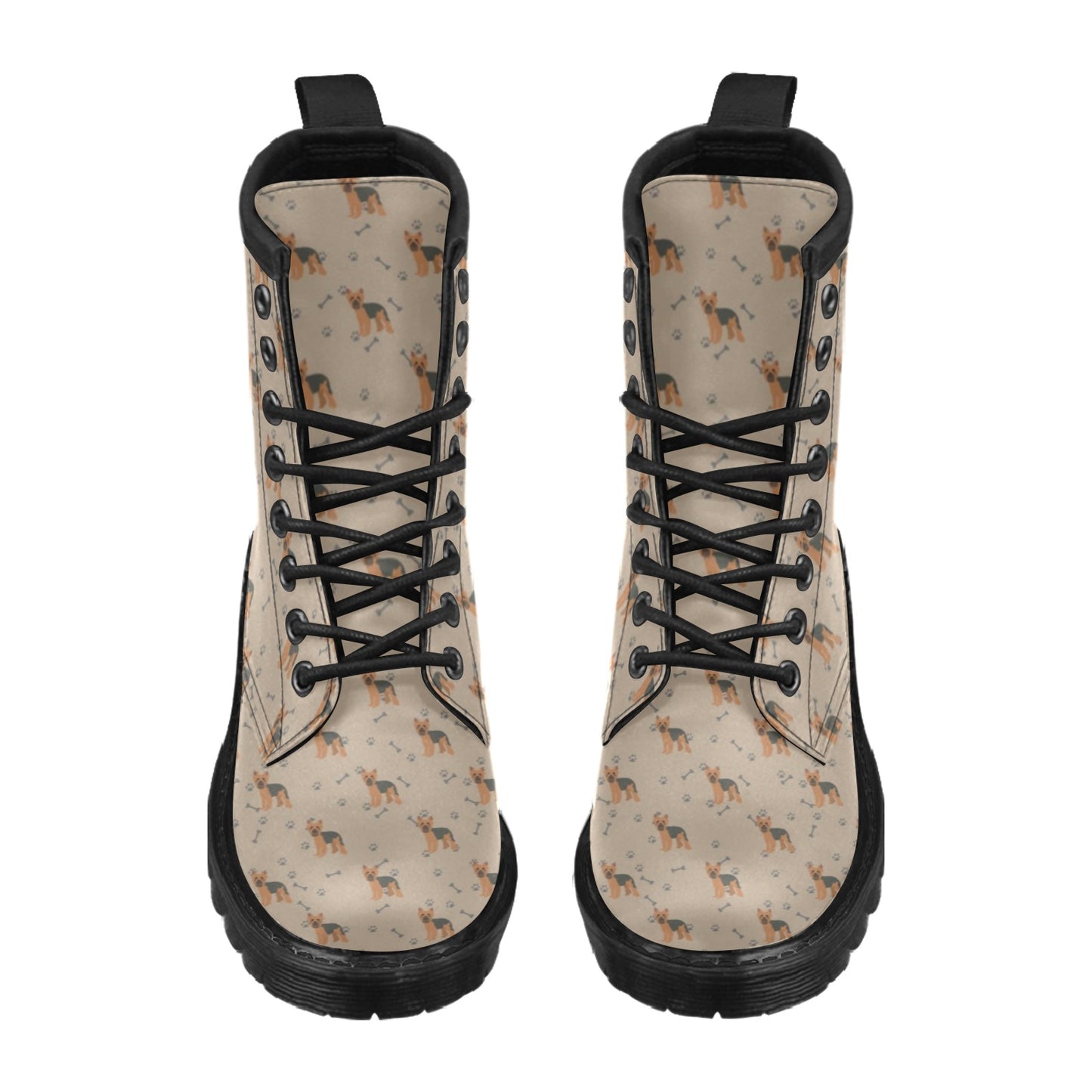 Yorkshire Terriers Print Design LKS305 Women's Boots