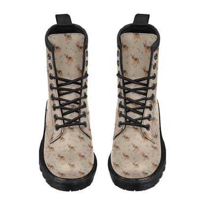Yorkshire Terriers Print Design LKS305 Women's Boots