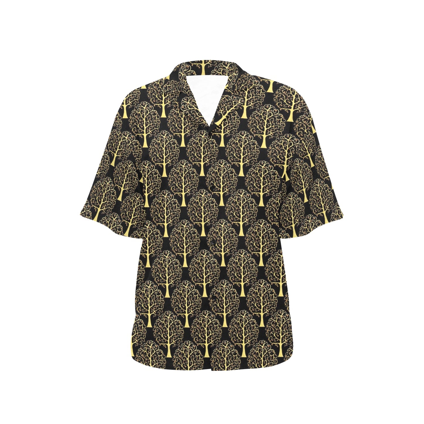 Tree Of Life Print Design LKS302 Women's Hawaiian Shirt