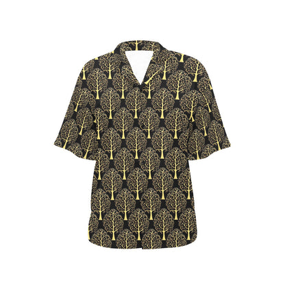 Tree Of Life Print Design LKS302 Women's Hawaiian Shirt