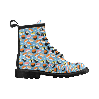 Sushi Print Design LKS304 Women's Boots