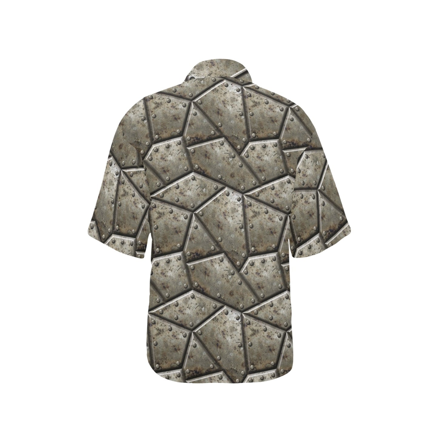 Armor Pattern Print Design 01 Women's Hawaiian Shirt