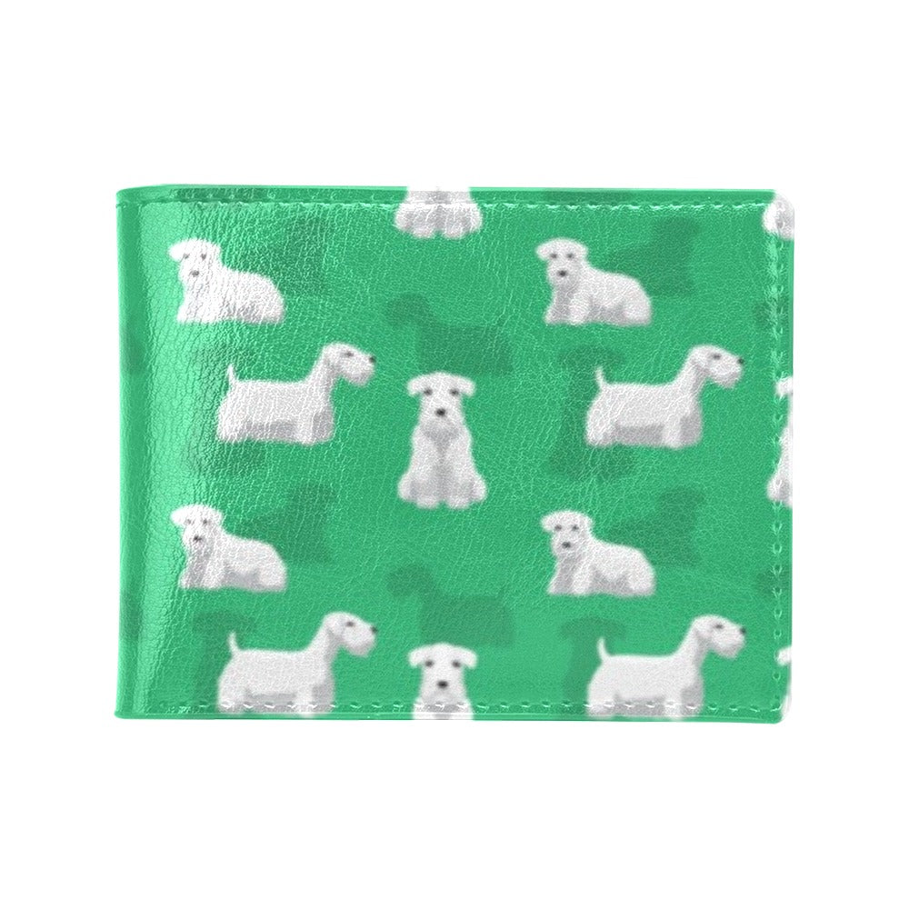 Sealyham Terriers Print Design LKS301 Men's ID Card Wallet