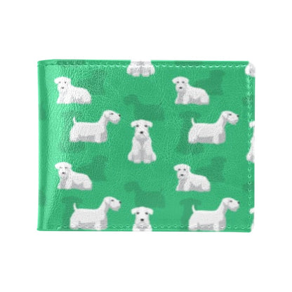Sealyham Terriers Print Design LKS301 Men's ID Card Wallet