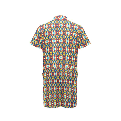 Aztec Pattern Print Design 01 Men's Romper