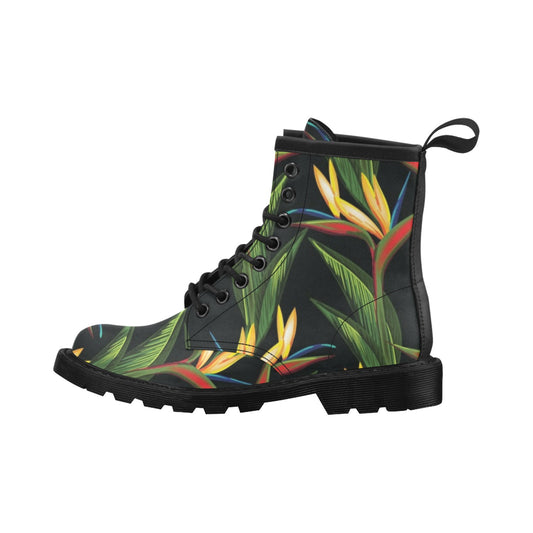 Bird Of Paradise Pattern Print Design BOP012 Women's Boots
