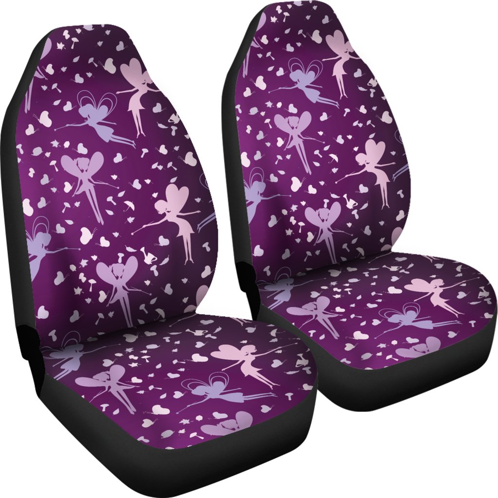 Fairy Pink Print Pattern Universal Fit Car Seat Covers