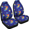 Fairy With Moon Print Pattern Universal Fit Car Seat Covers