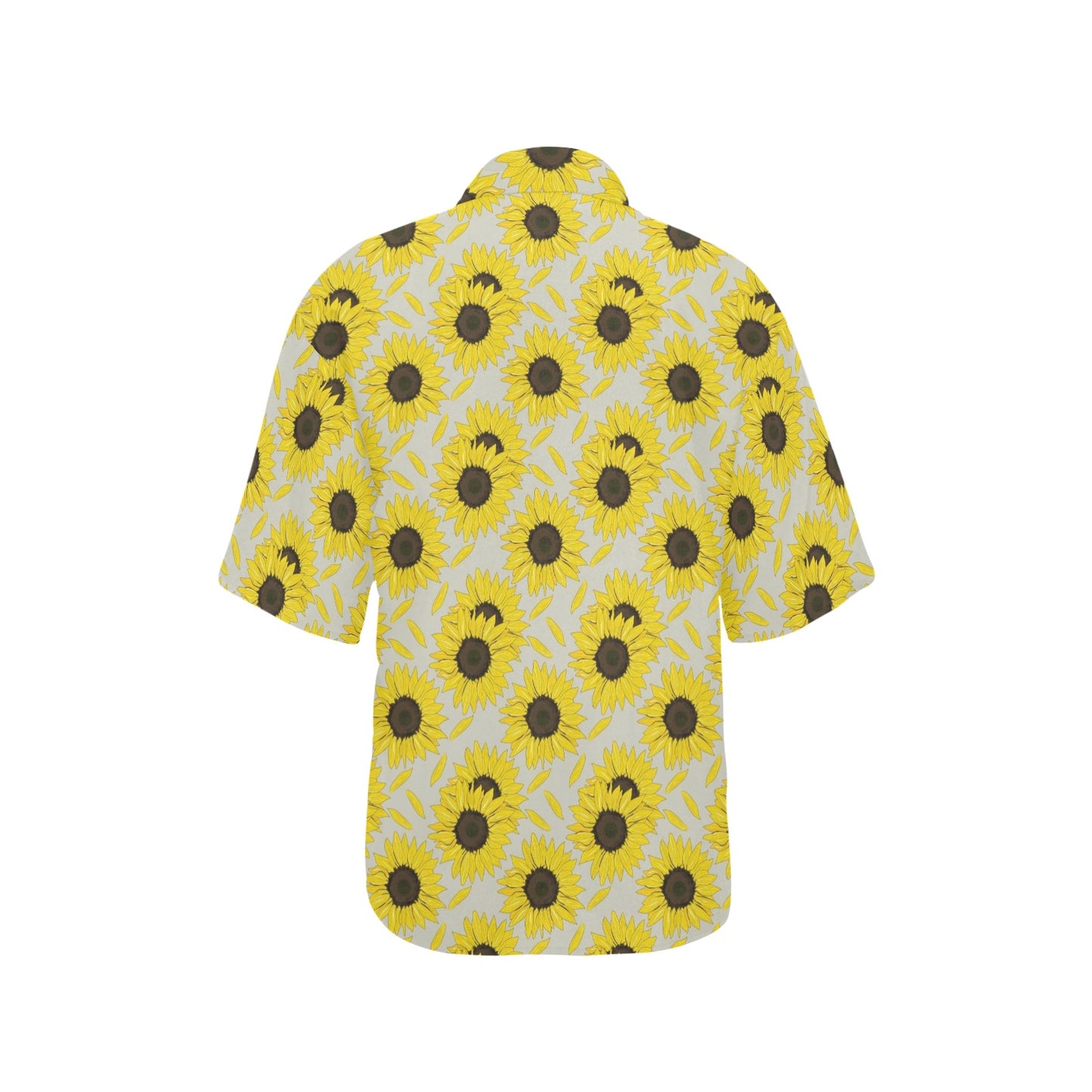 Sunflower Print Design LKS309 Women's Hawaiian Shirt