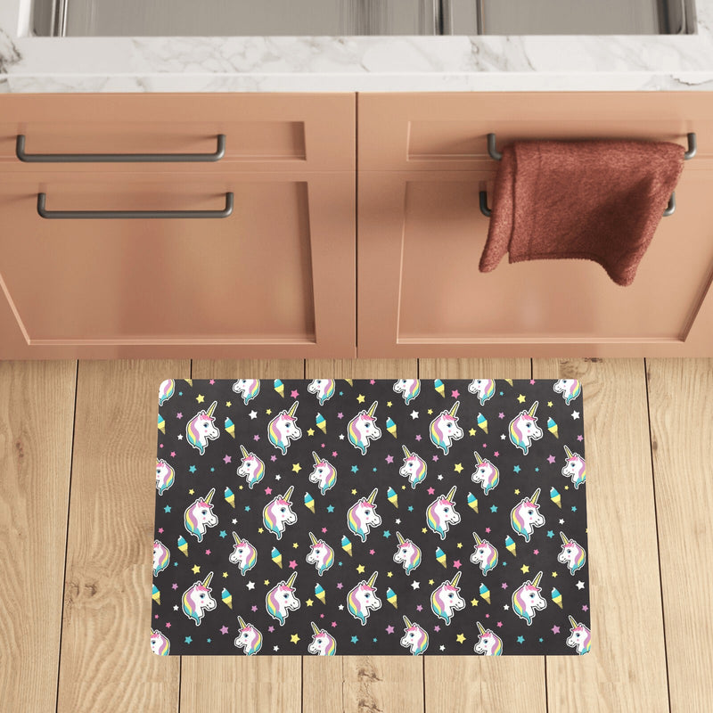 Unicorn Print Design LKS302 Kitchen Mat