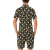 Deer Gold Pattern Men's Romper