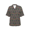 Owl Pattern Print Design A05 Women's Hawaiian Shirt