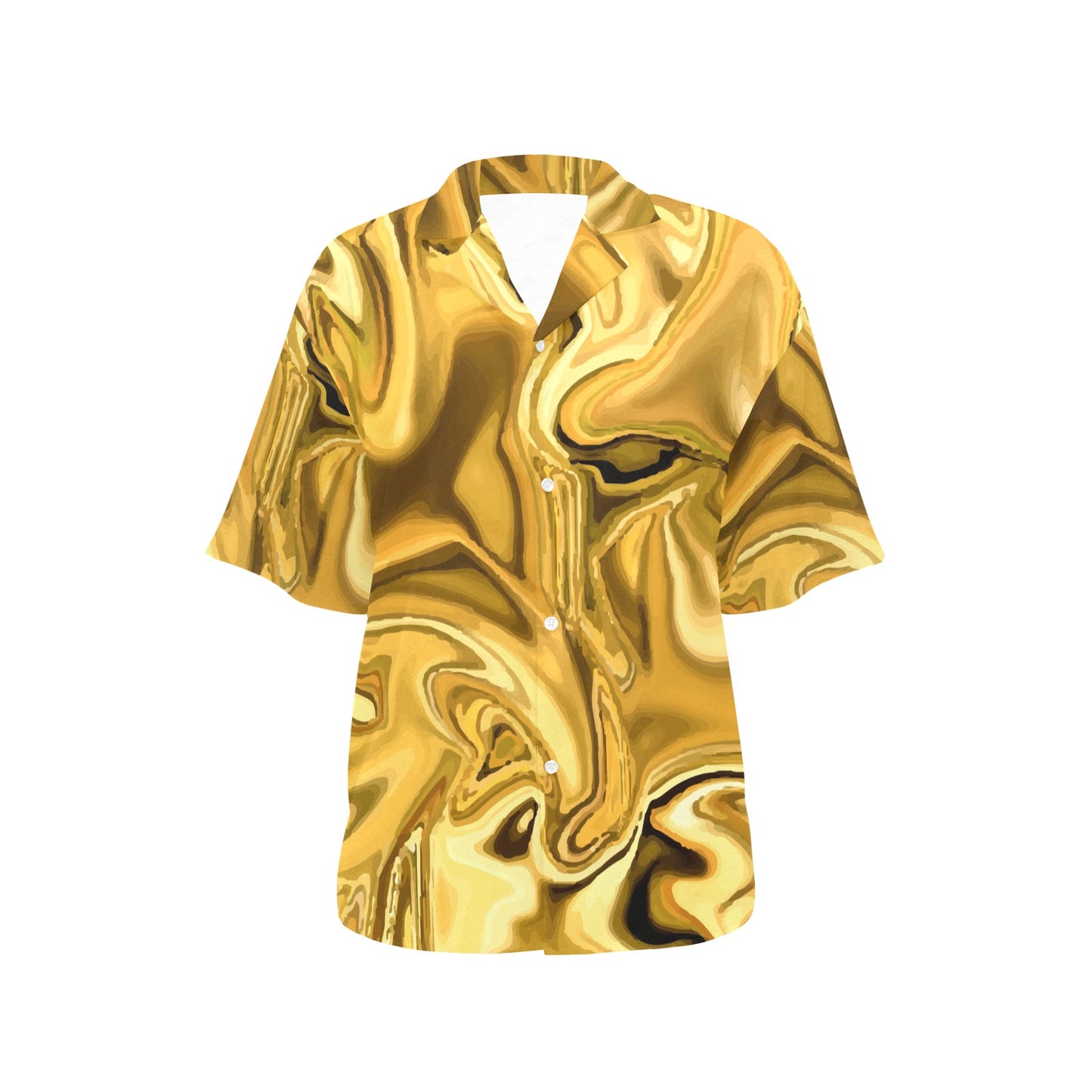 Liquid Pattern Print Design 03 Women's Hawaiian Shirt