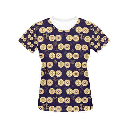 Sakura Print Design LKS303 Women's  T-shirt