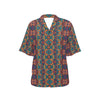 Ethnic Ornament Print Pattern Women's Hawaiian Shirt