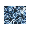 Tie Dye Dark Blue Print Design LKS306 Men's ID Card Wallet