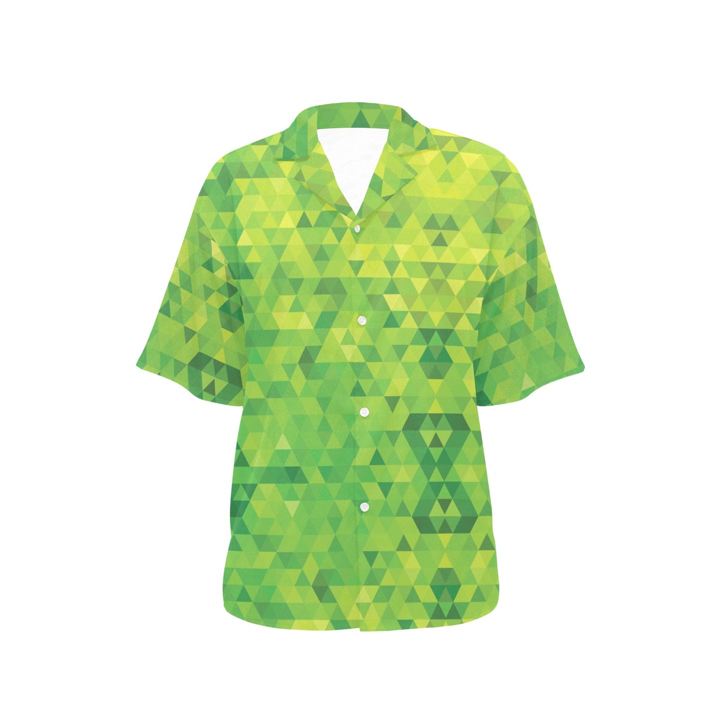 Geometric Print Design LKS402 Women's Hawaiian Shirt