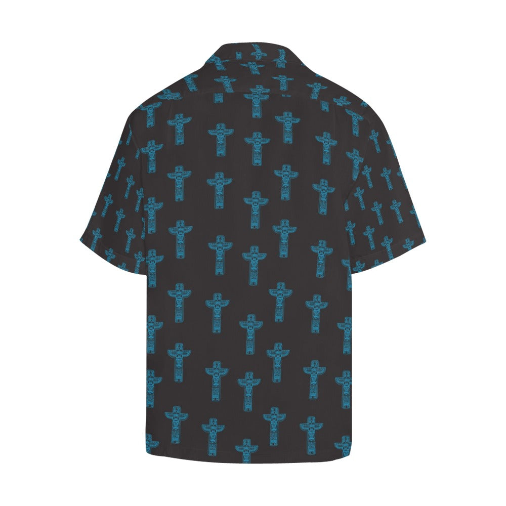 Totem Print Design LKS304 Men's Hawaiian Shirt