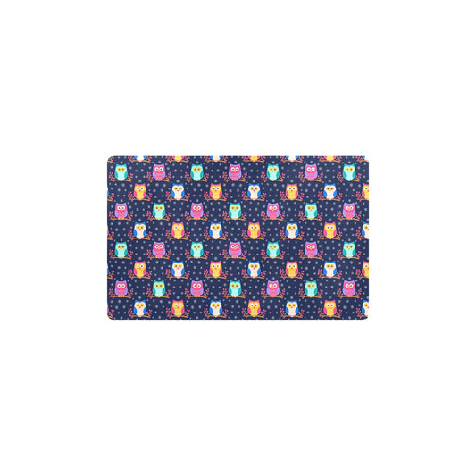 Owl Cute Themed Design Print Kitchen Mat