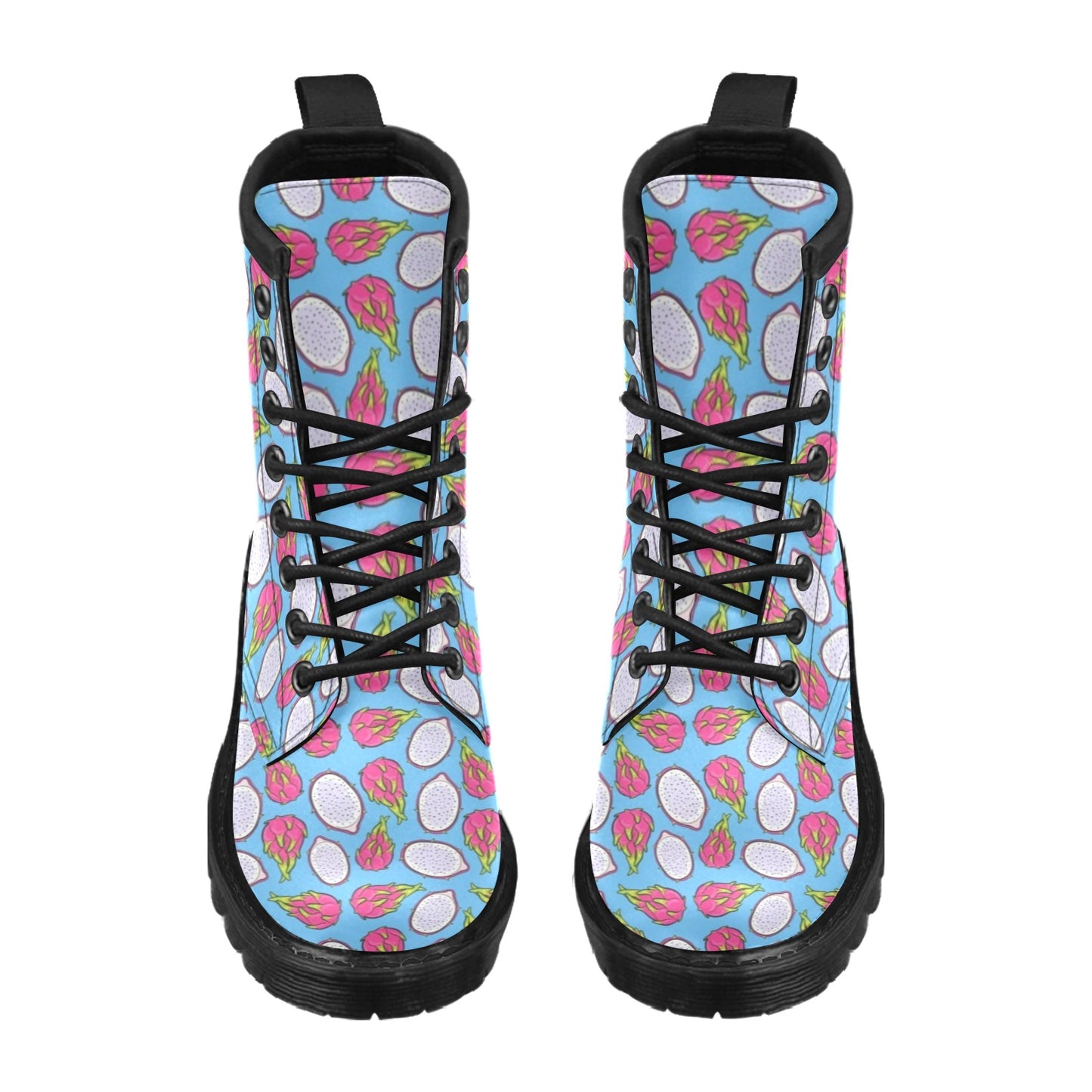Dragonfruit Pattern Print Design DF04 Women's Boots