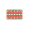 Aztec Red Print Pattern Kitchen Mat