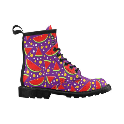 Watermelon Pattern Print Design WM010 Women's Boots