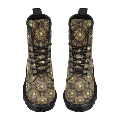 Ancient Greek Print Design LKS3012 Women's Boots
